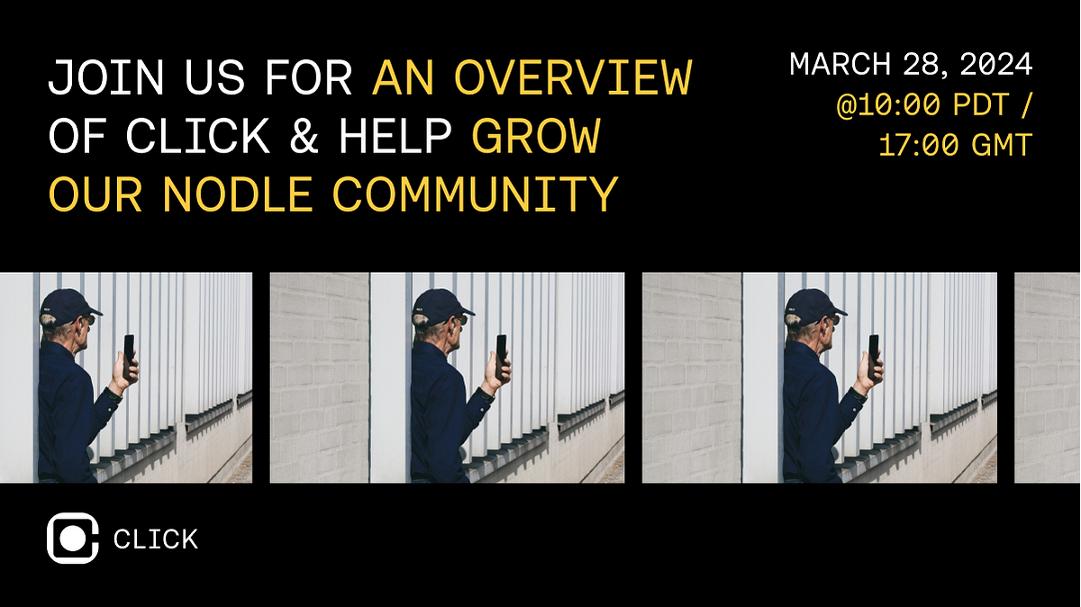 Help Grow Nodle’s Community with Click — Join the “CLICK WITH US” Contest!