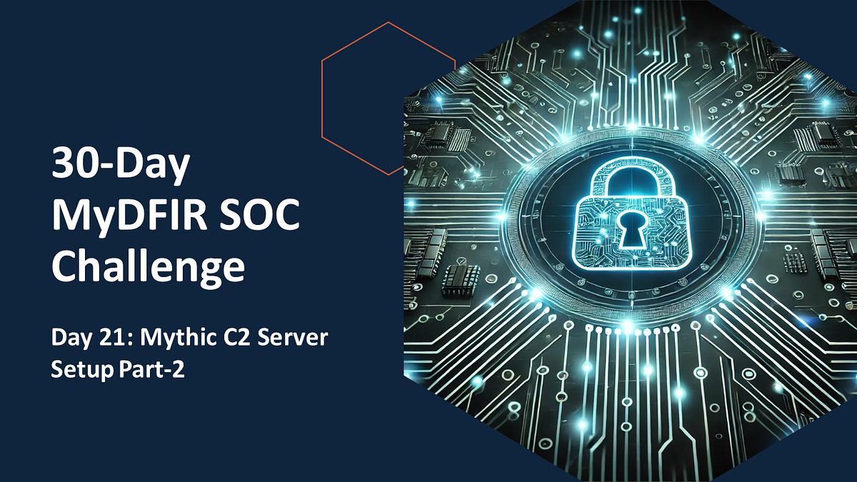 Day 21: Mythic C2 Server Setup Part-2 | by Bhumit Bhayani | Sep, 2024 ...