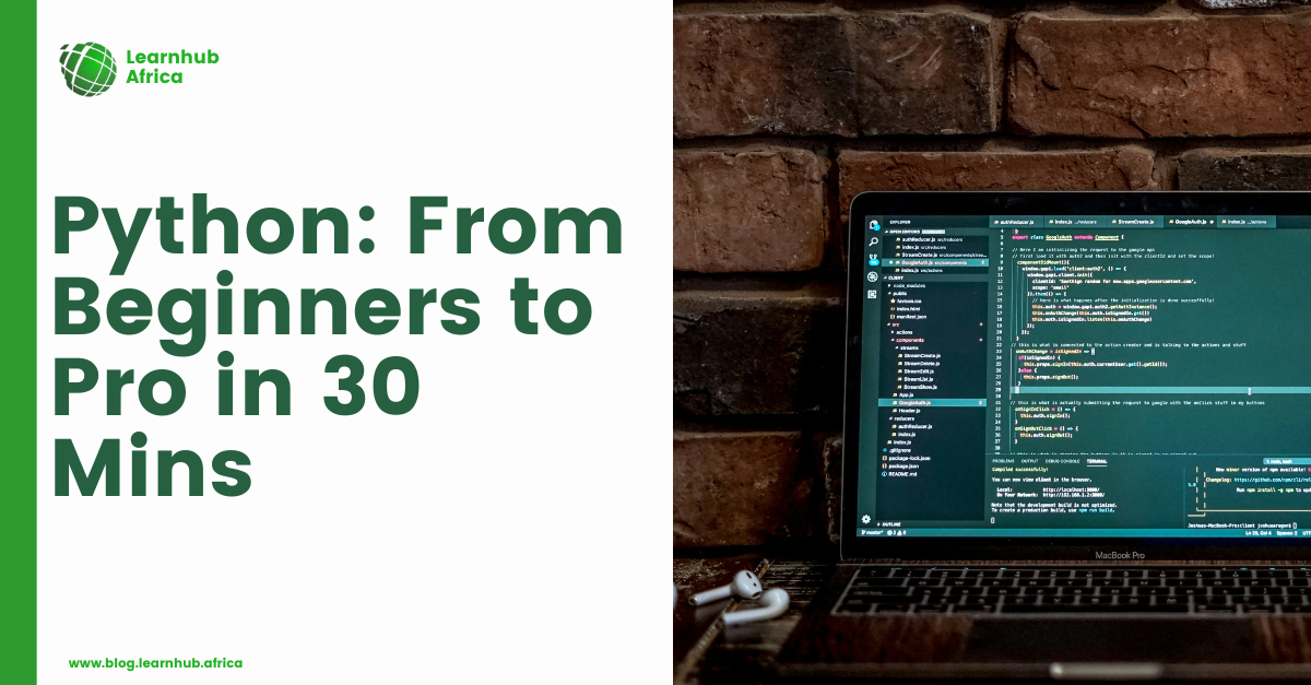 Python: From Beginners to Pro in 30 Mins (Part 1) | by Scofield O ...