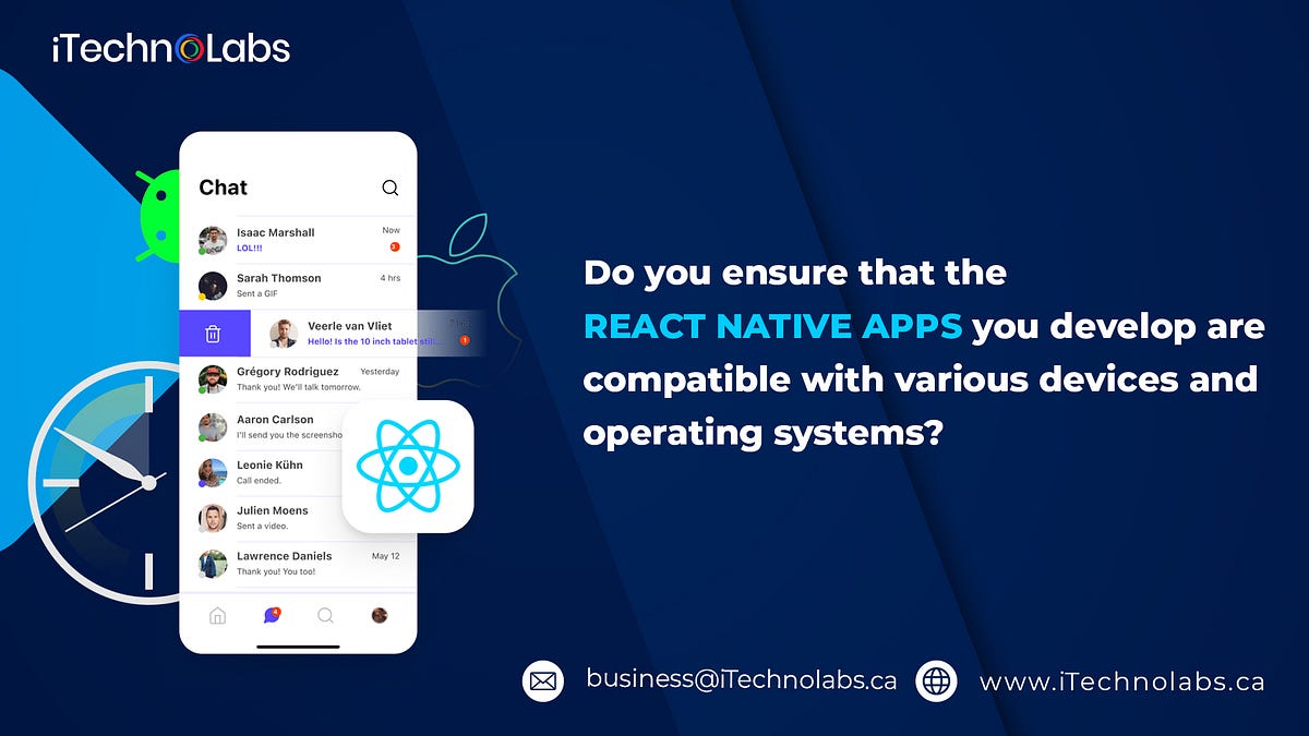 Do you ensure that the React Native apps you develop are compatible ...