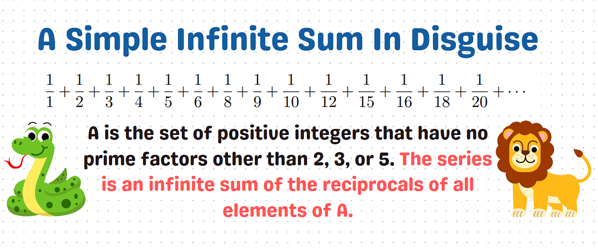 How To Find The Infinite Sum?. A beautiful solution | by BL | Intuition ...