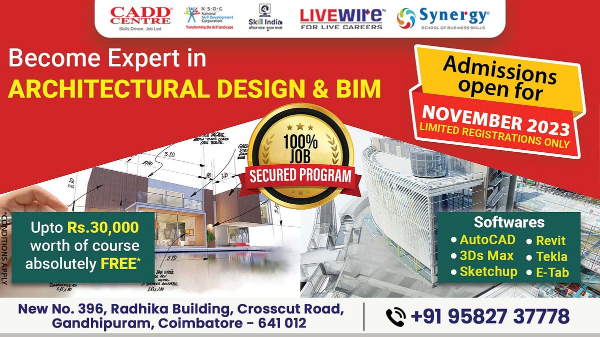 Expert In Architecture Design Course Cadd centre Coimbatore Medium