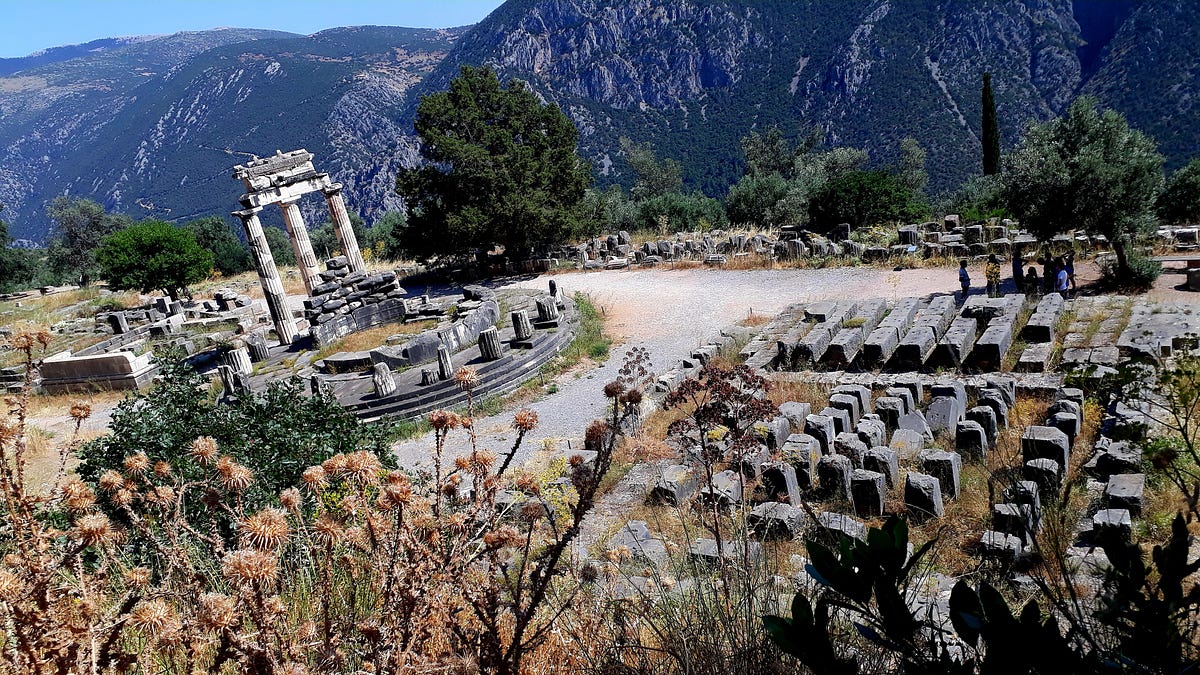 **Discovering Delphi : A Journey through Time and Myth**  by Jinendra 