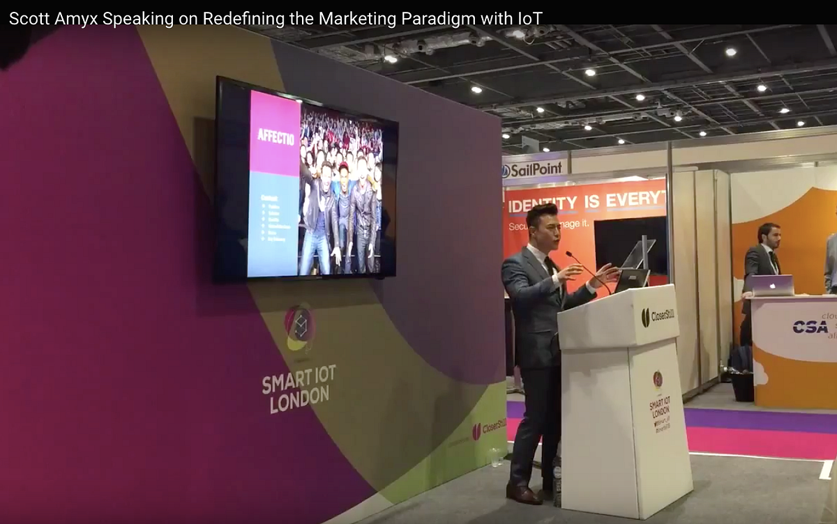 Scott Amyx Speaking on Redefining the Marketing Paradigm with IoT | by