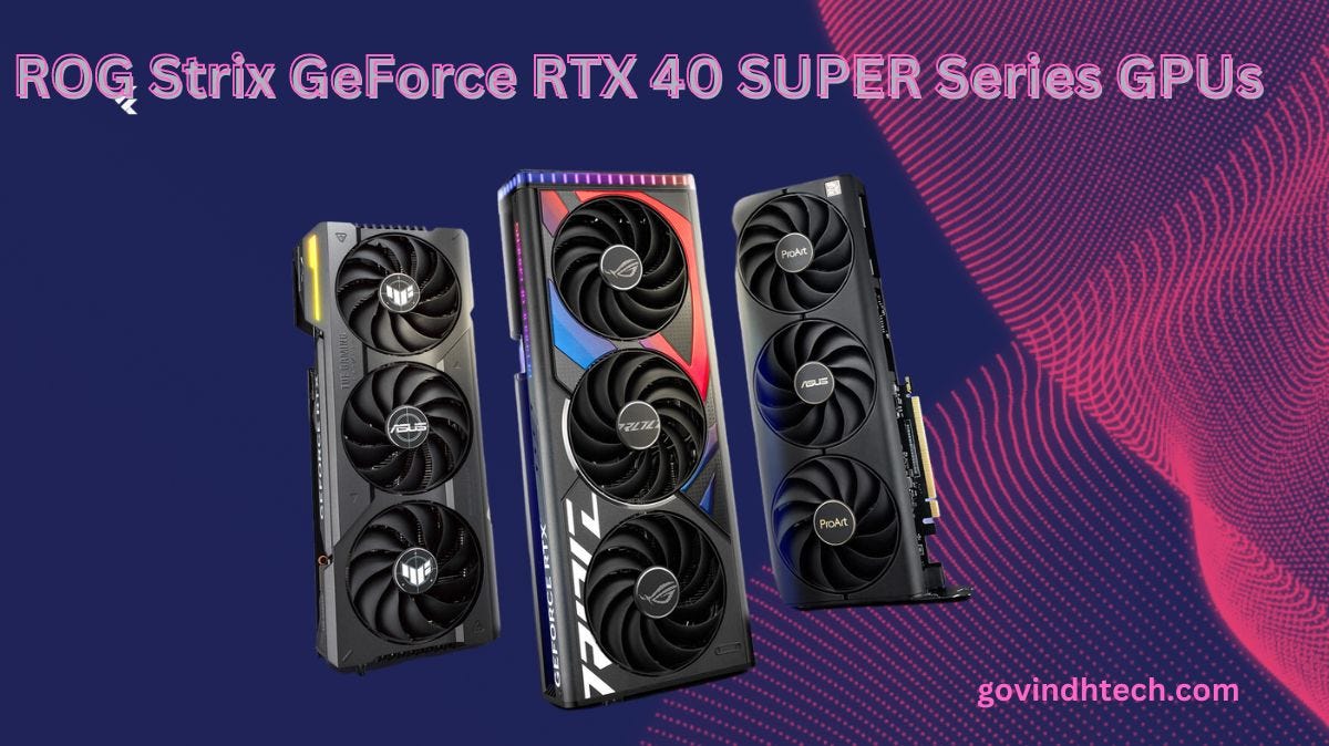 Elevate your gameplay with the new ROG Strix GeForce RTX 4070 Ti