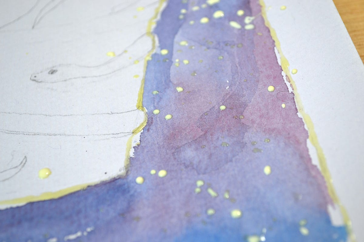 Using Masking Fluid (without ruining your paper), by Fia Sutton