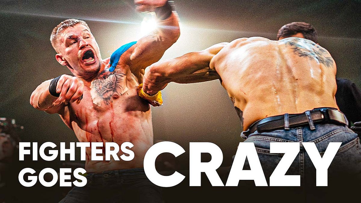 Incredible Bare Knuckle Fight 2022! Lion vs. Honey Badger - Lake