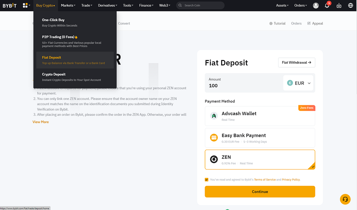 Add funds to Bybit. This is a guide on how to fund your… | by Movibots |  Medium
