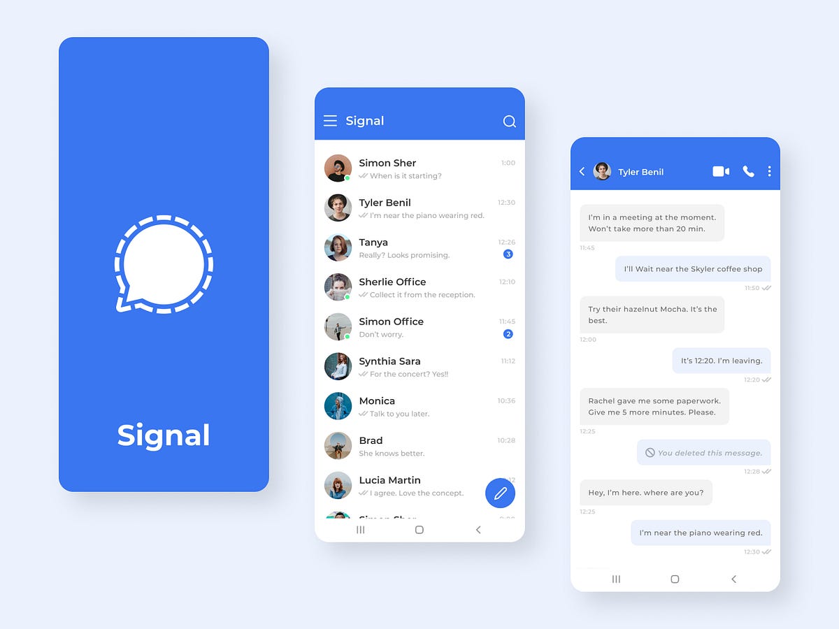 Case study: Redesigning the Signal app | by Muskan Raina | Bootcamp ...