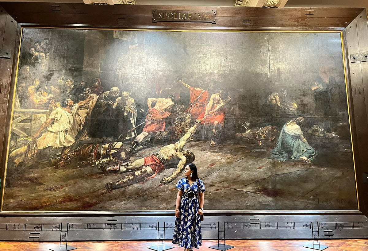 The Power of Manifesting. Spoliarium is a painting by Filipino