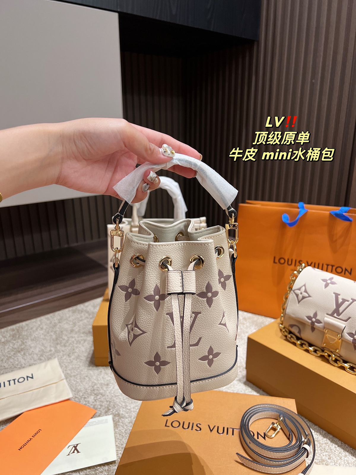 shDupe Louis Vuitton Tote Bag Bucket Bag Designer Bag Women