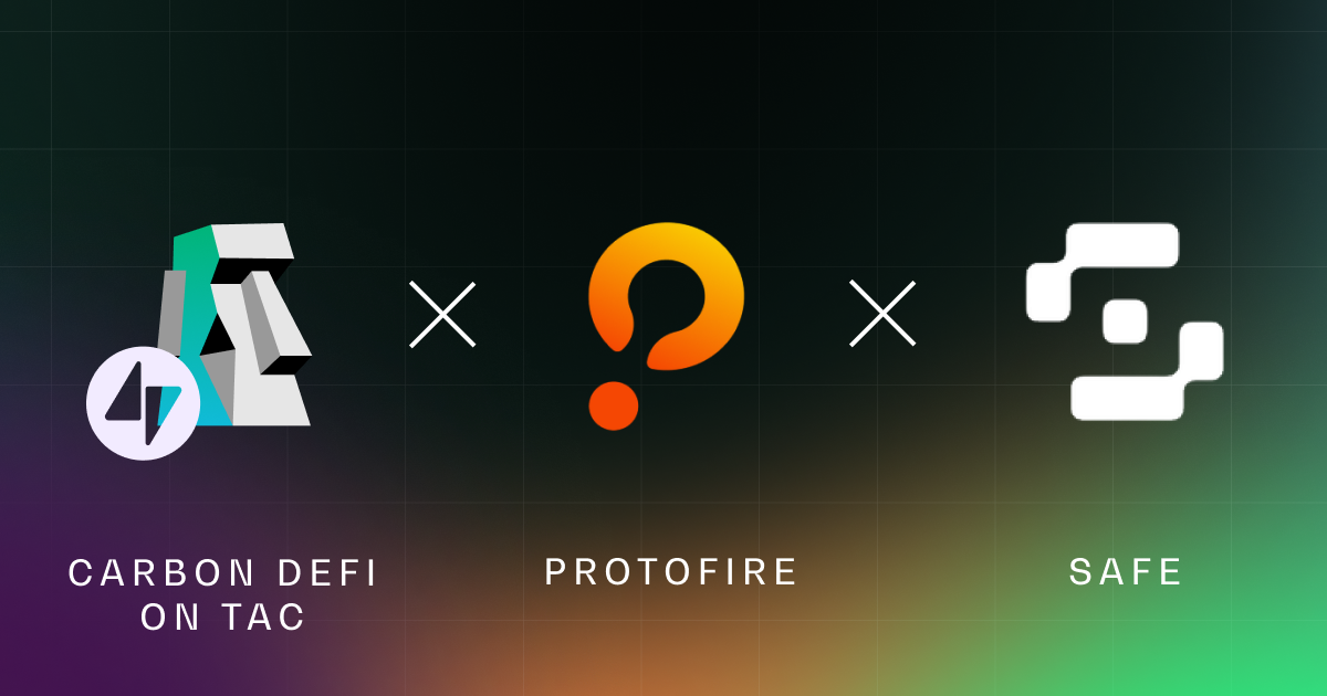 Carbon DeFi on TAC Now Live on Safe Carbon DeFi on TAC Now Live on Safe