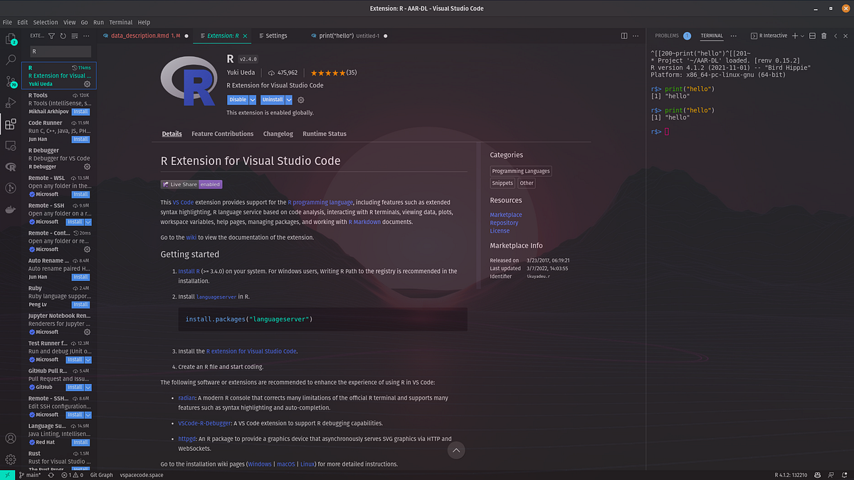 How to set up radian (linux). I’m assuming you have the amazing R… | by ...