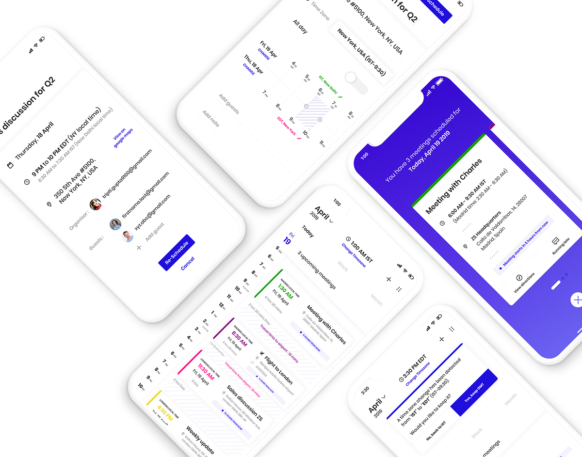 Smart calendar for travellers — a UX case study | by Tripti Gupta | UX ...