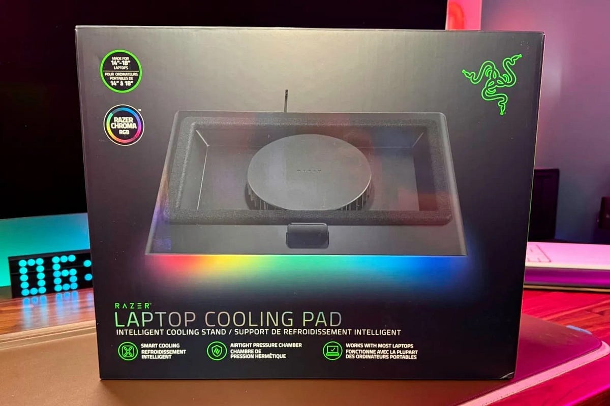 Razer Laptop Cooling Pad REVIEW Rapid Thermal Recovery for High