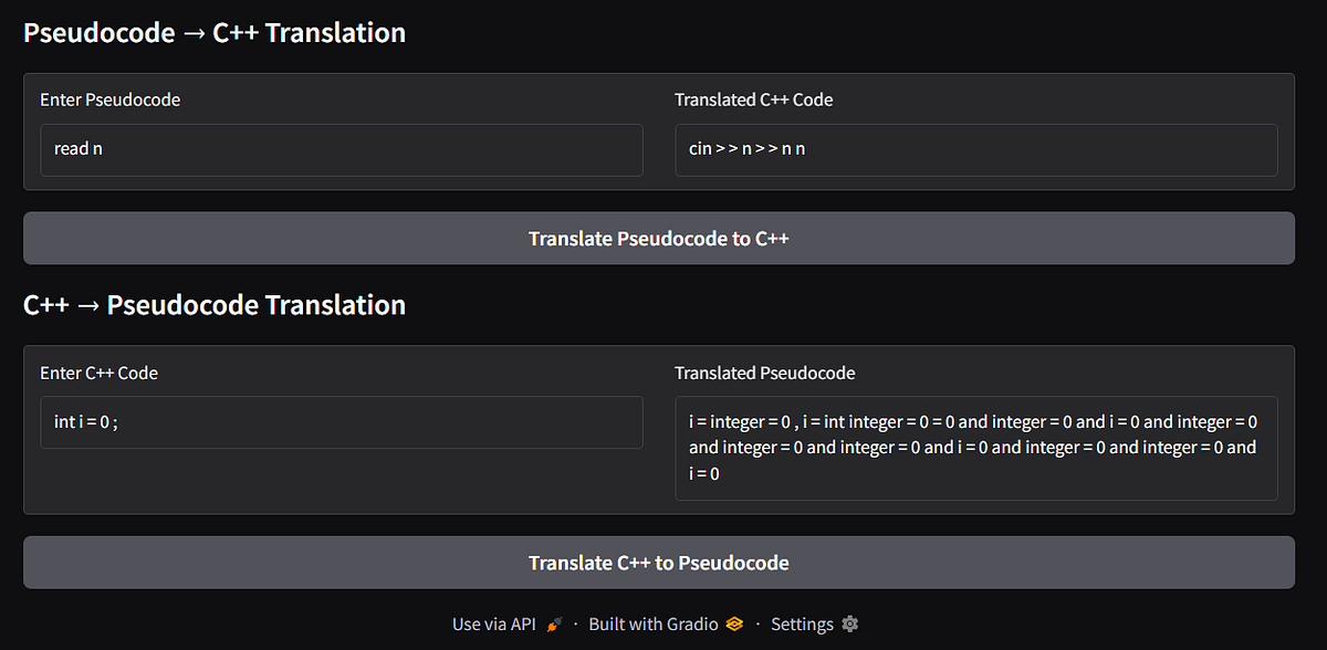 Translating Pseudo code to C++ | C++ to Pseudo code Using Deep Learning ...