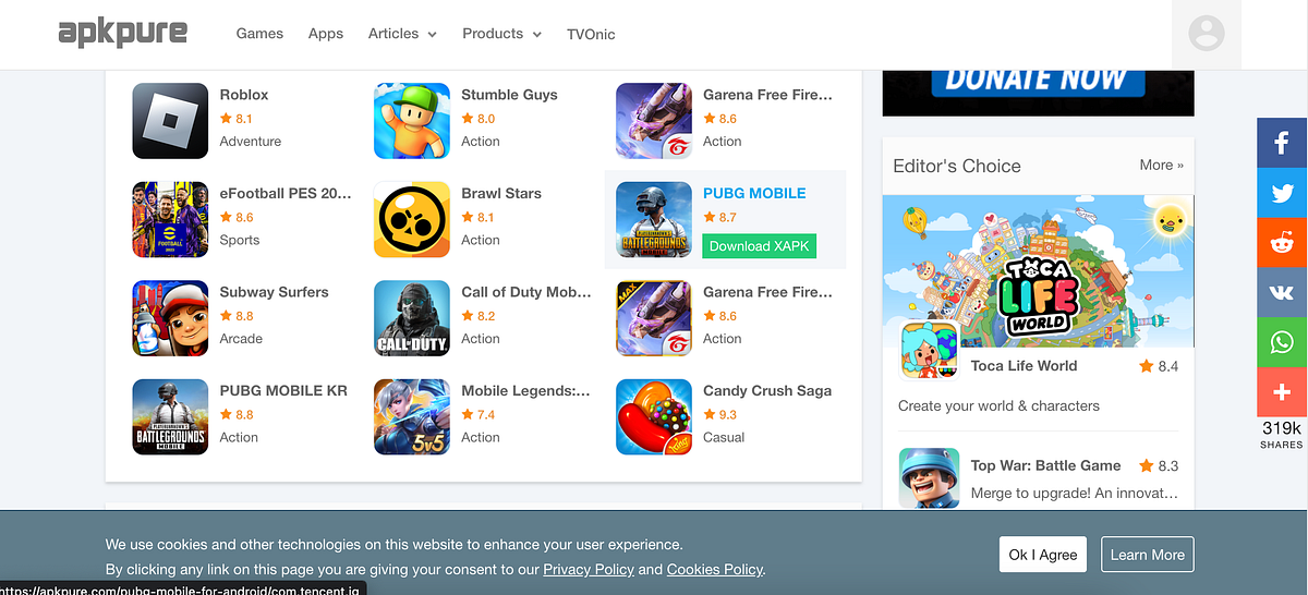 List of Top 5 Popular MOD APKs sites by Apkeats Medium