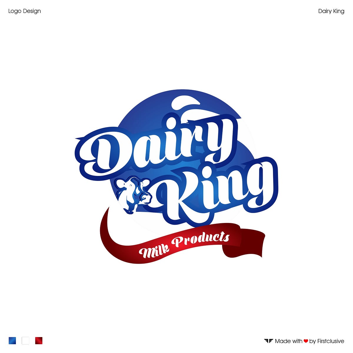 Logo Project Dairy King Firstclusive Branding Medium