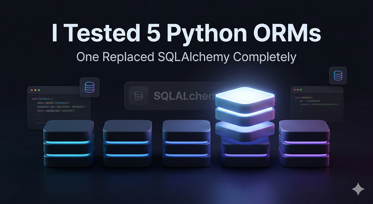 I Tested 5 Python ORMs. One Replaced SQLAlchemy Completely. | Stackademic