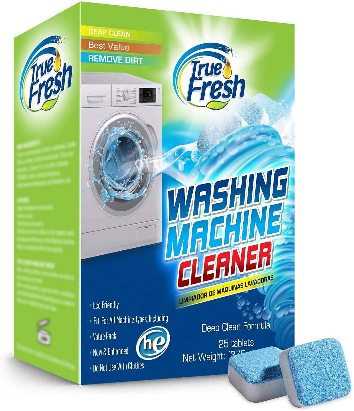 2022 guide to clean a washing machine using True Fresh washing machine