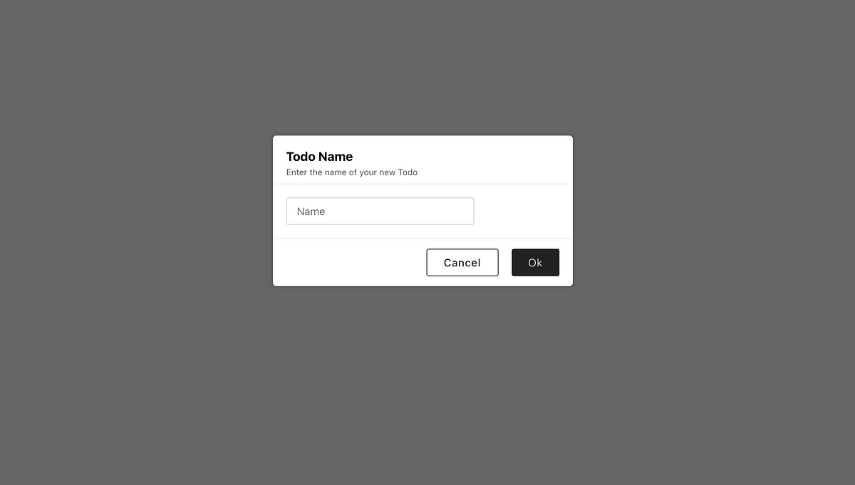 How To Create Custom Modal/Dialog in React