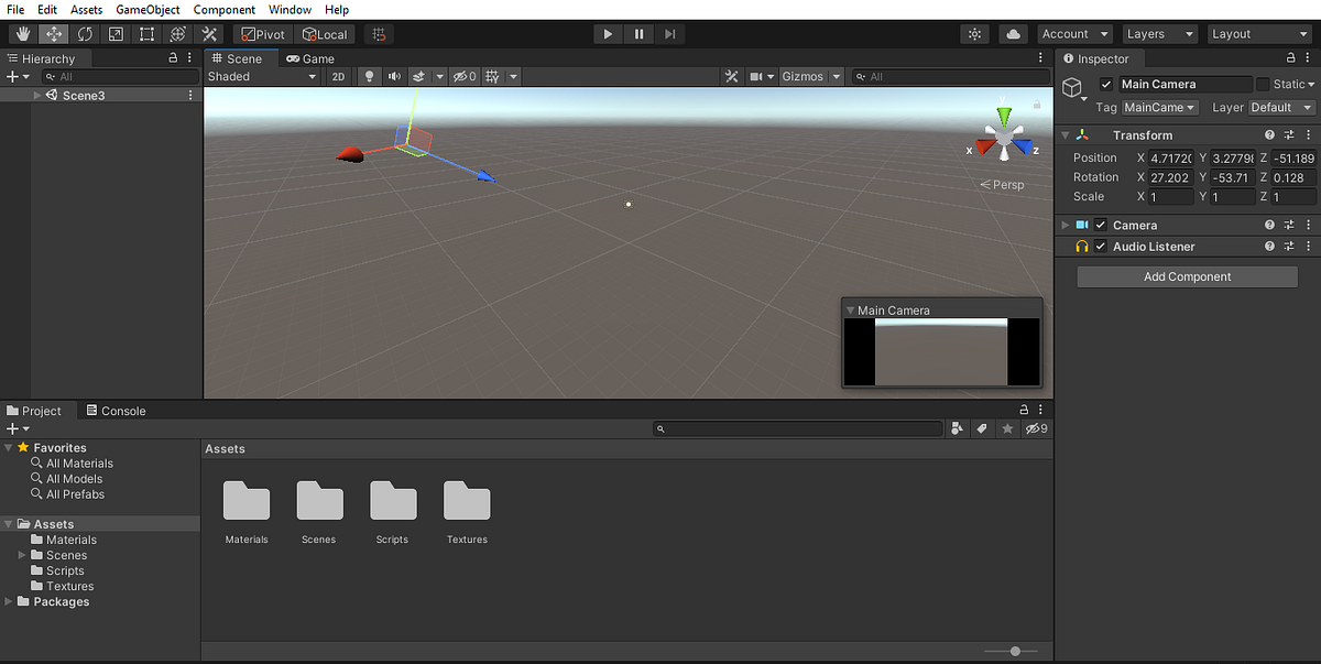 Unity-Layout Kavramı. Unity üzerinde yeni bir proje açtığımız… | by ...