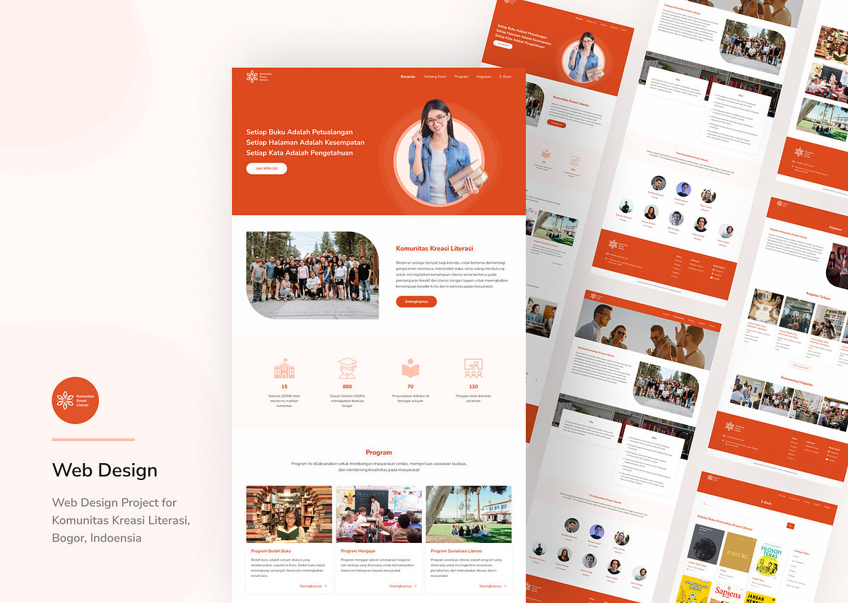 Studi Kasus : Perancangan UI/UX Website Komunitas Kreasi Literasi (KRL ...