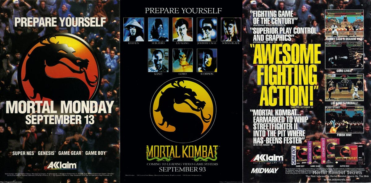 Game Boy / GBC - Mortal Kombat 2 - Character Attacks and Fatalities - The  Spriters Resource