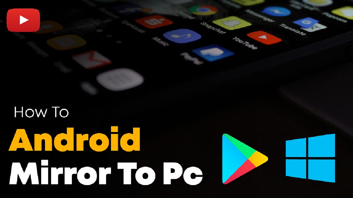 how to mirror mobile screen on pc with audio