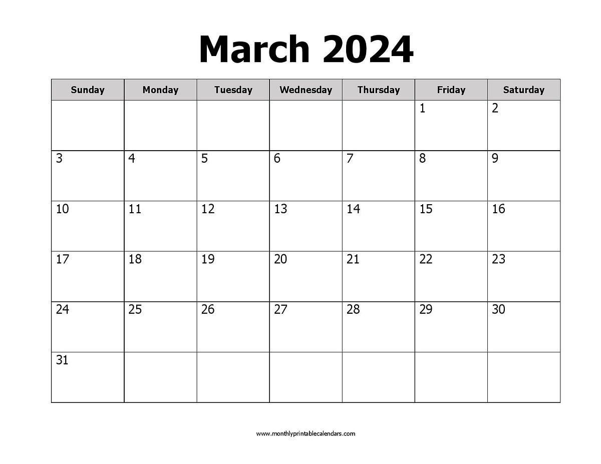 Printable Calendar March 2024 Templates PDF JPG Word By printable-calendar-march-2024-templates-pdf-jpg-word-by
