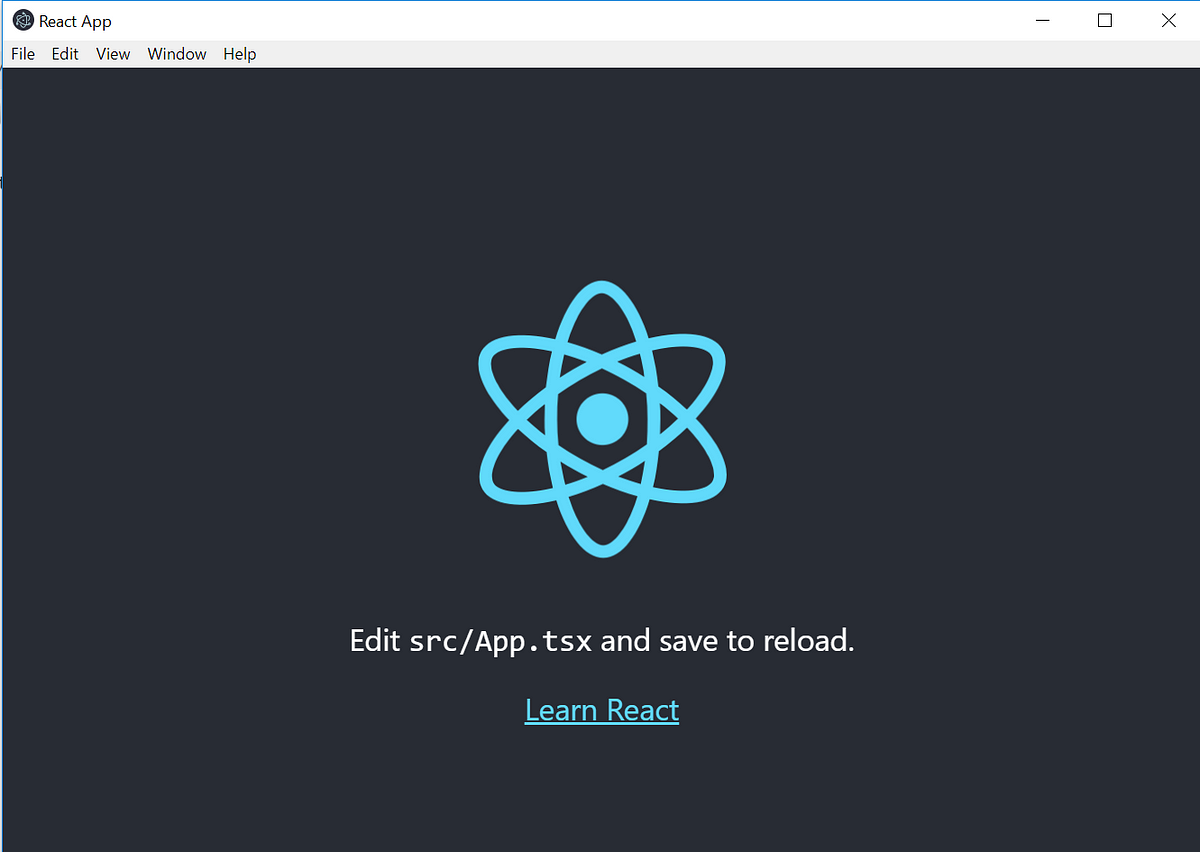 How To Build A React Based Electron App | By Devesu | Medium