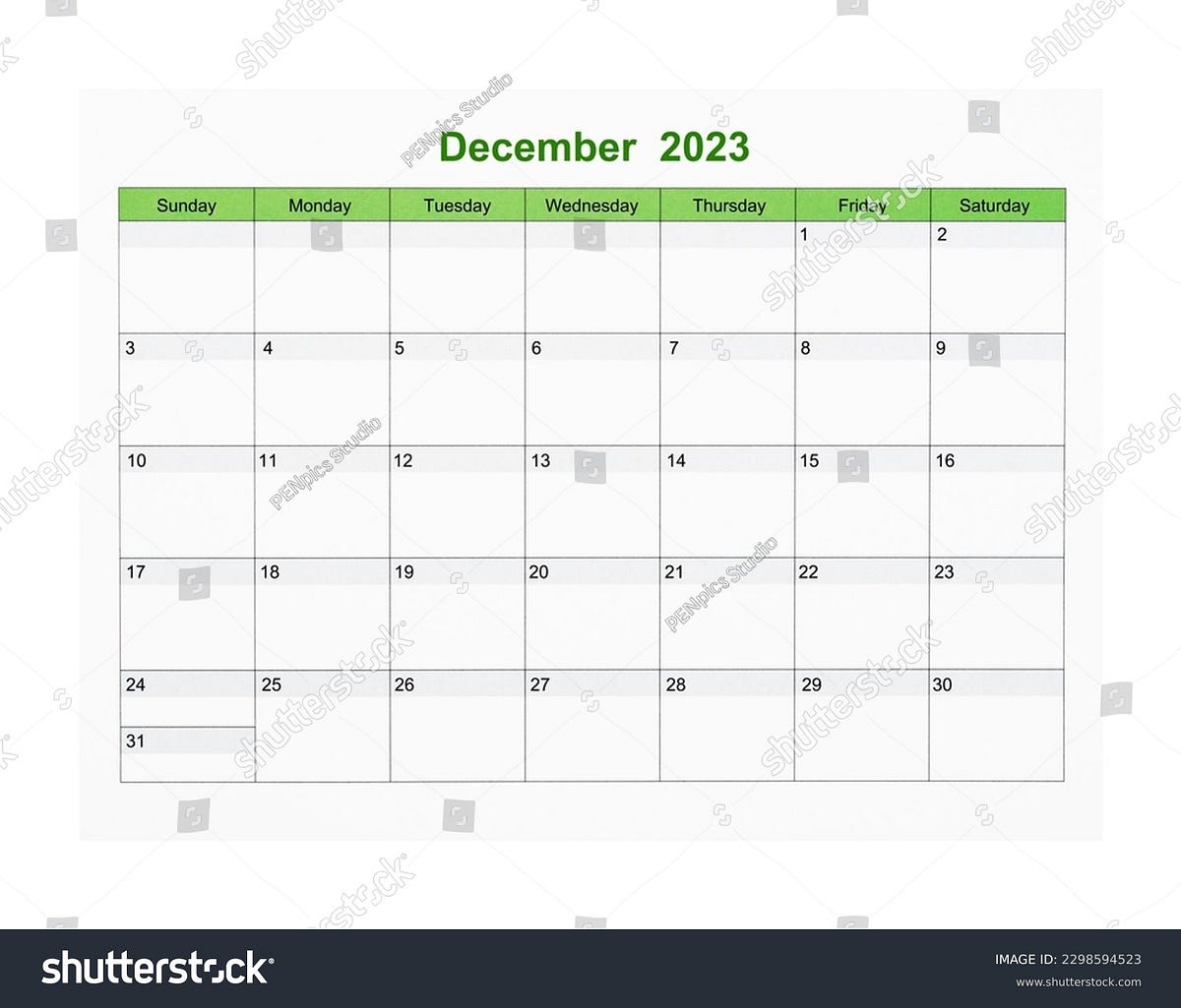 Navigating the December 2023 Calendar  by Sahil Ali  Feb, 2024  Medium