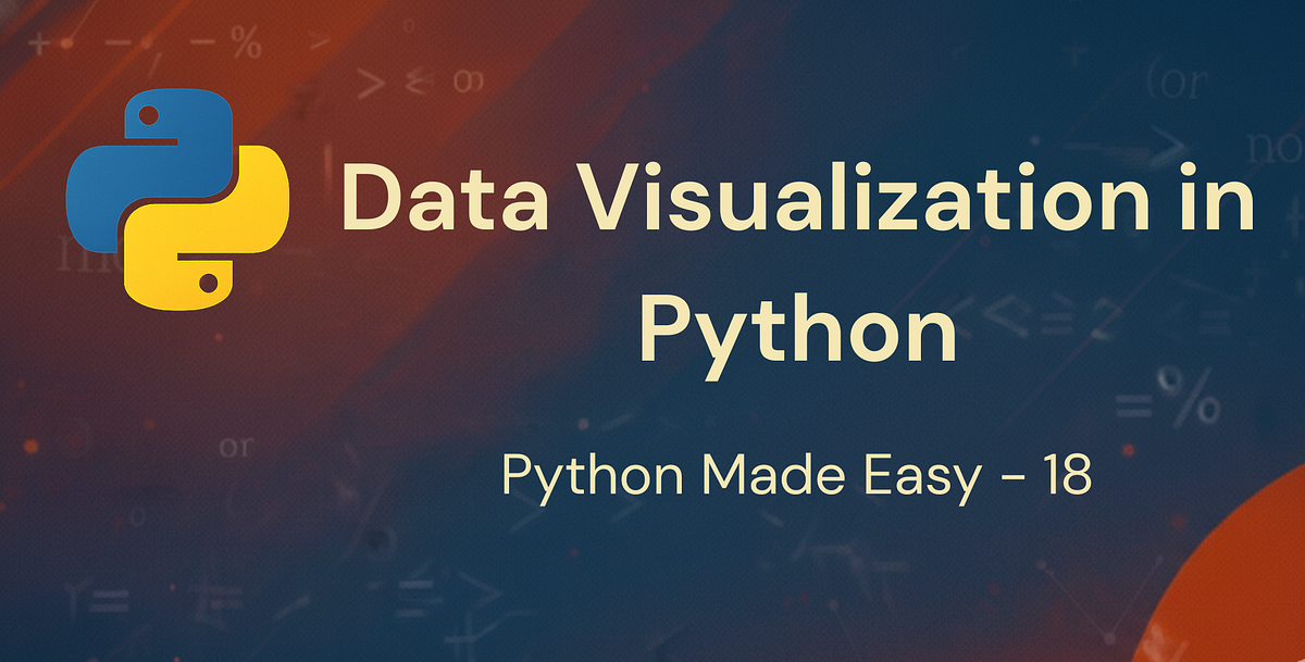 Data Visualization in Python. Python Made Easy - (Article 18) Telugu ...