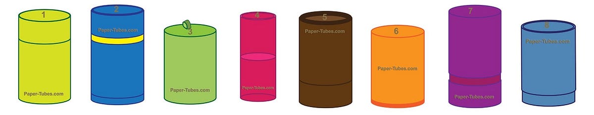 Paper Tube Design, Custom Paper Tube Packaging Idea - Papertube - Medium