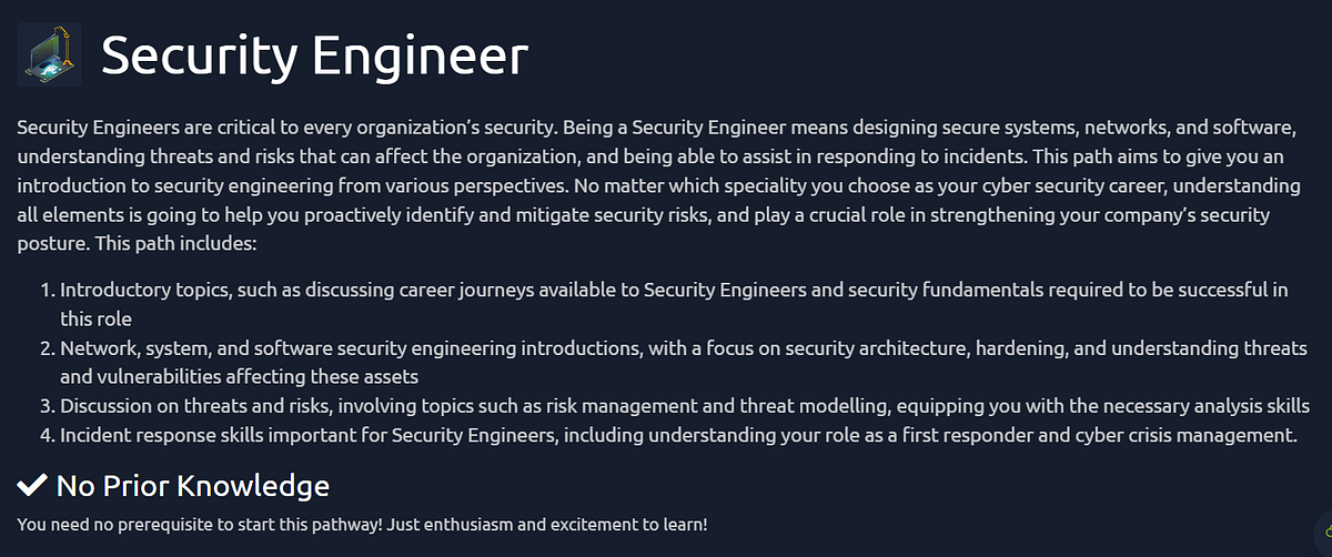 How TryHackMe’s Security Engineer Training Can Boost Your Cybersecurity Career by Vinay kumar