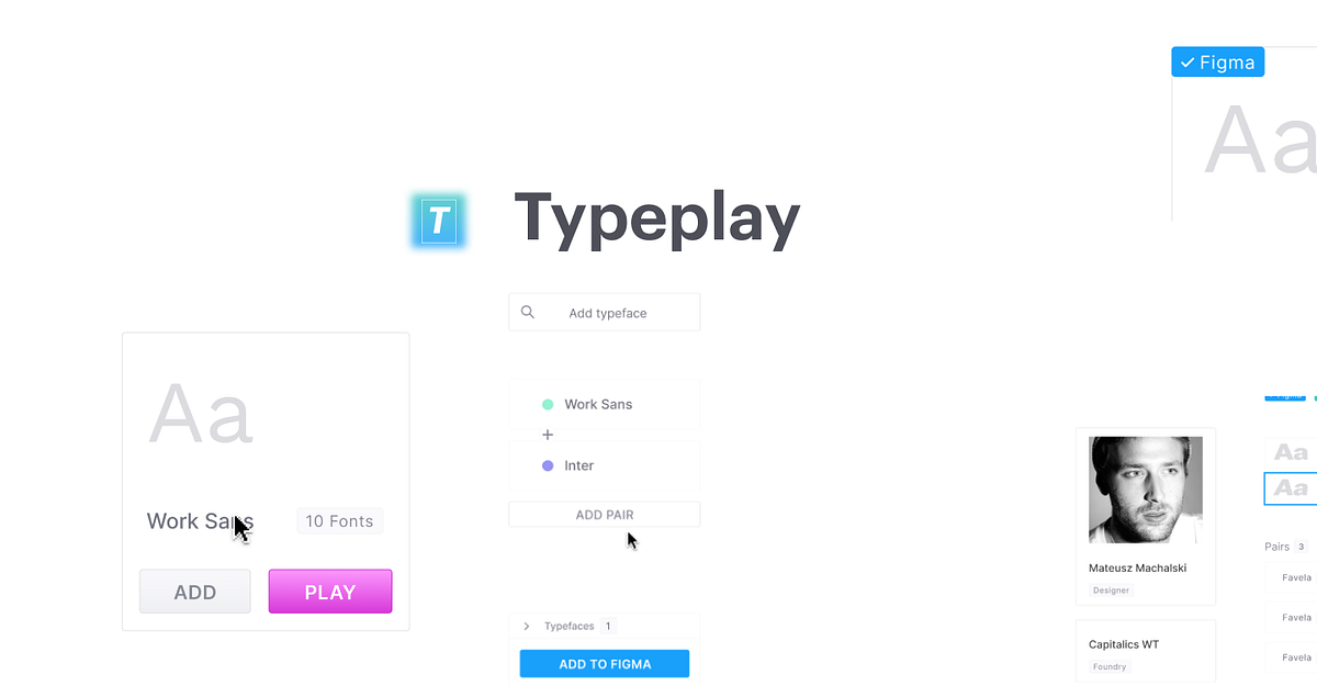 Typeplay: Play, Discover, Maintain and Pair Typefaces | by Kushal yadav ...
