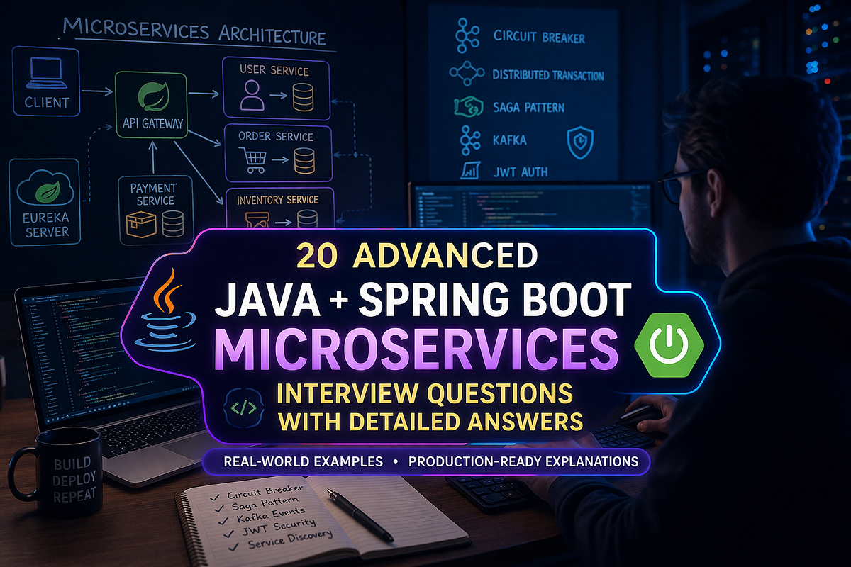 Top 20 Advanced Java + Spring Boot + Microservices Interview Questions ...