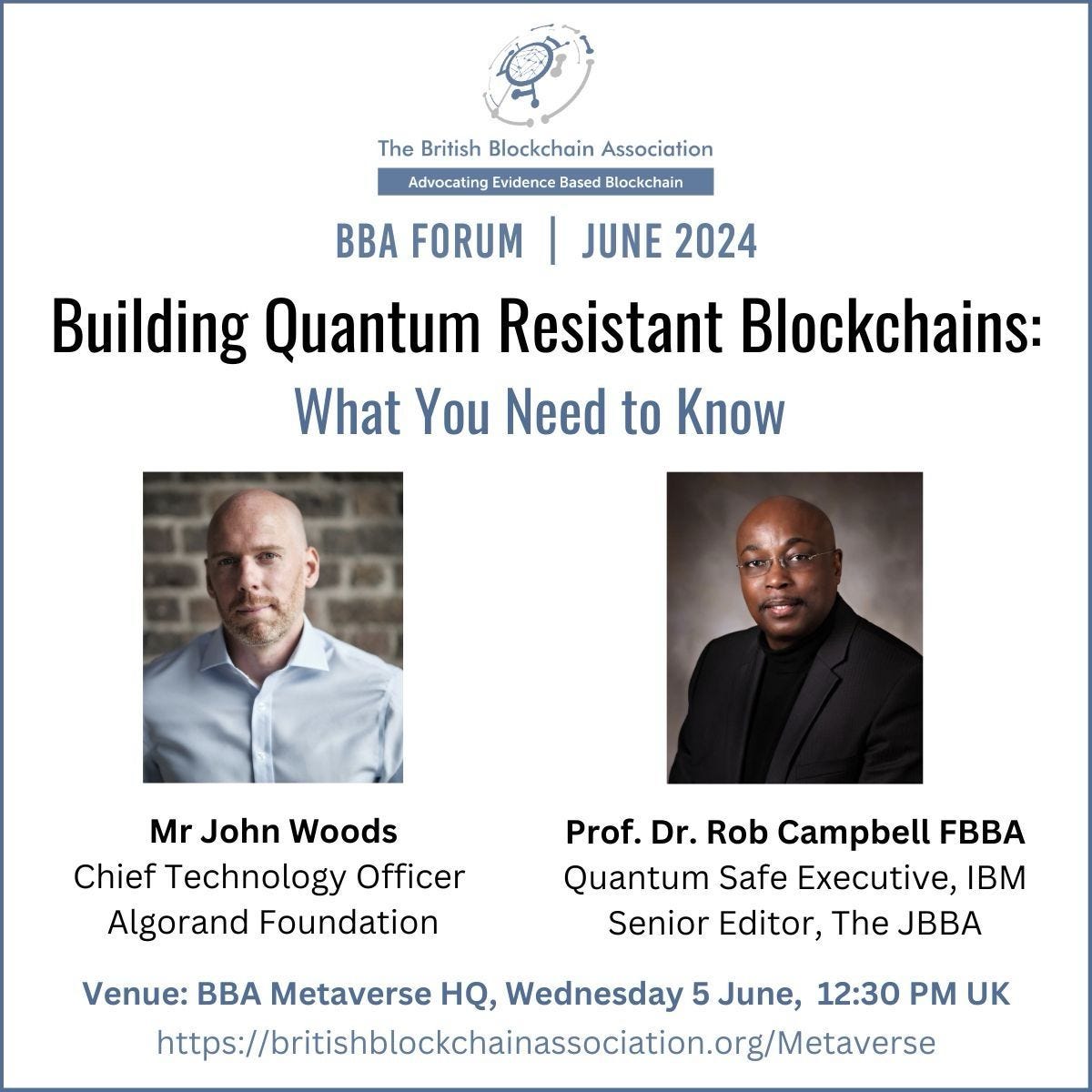 📍How Do You Build a Quantum Resistant Blockchain? - The British Blockchain  Association (The BBA) - Medium