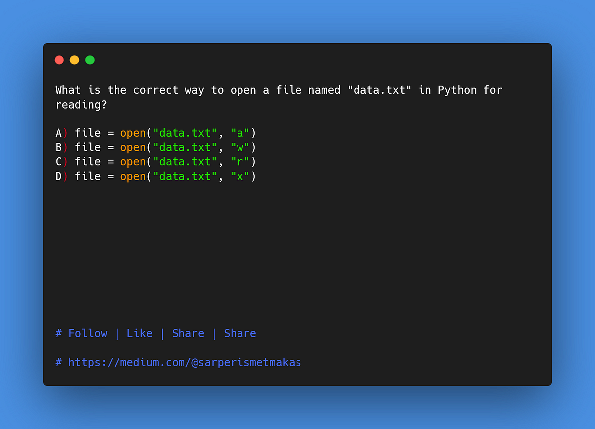 Understanding Python’s File Operations: | by Sarper Makas | Jun, 2023 ...