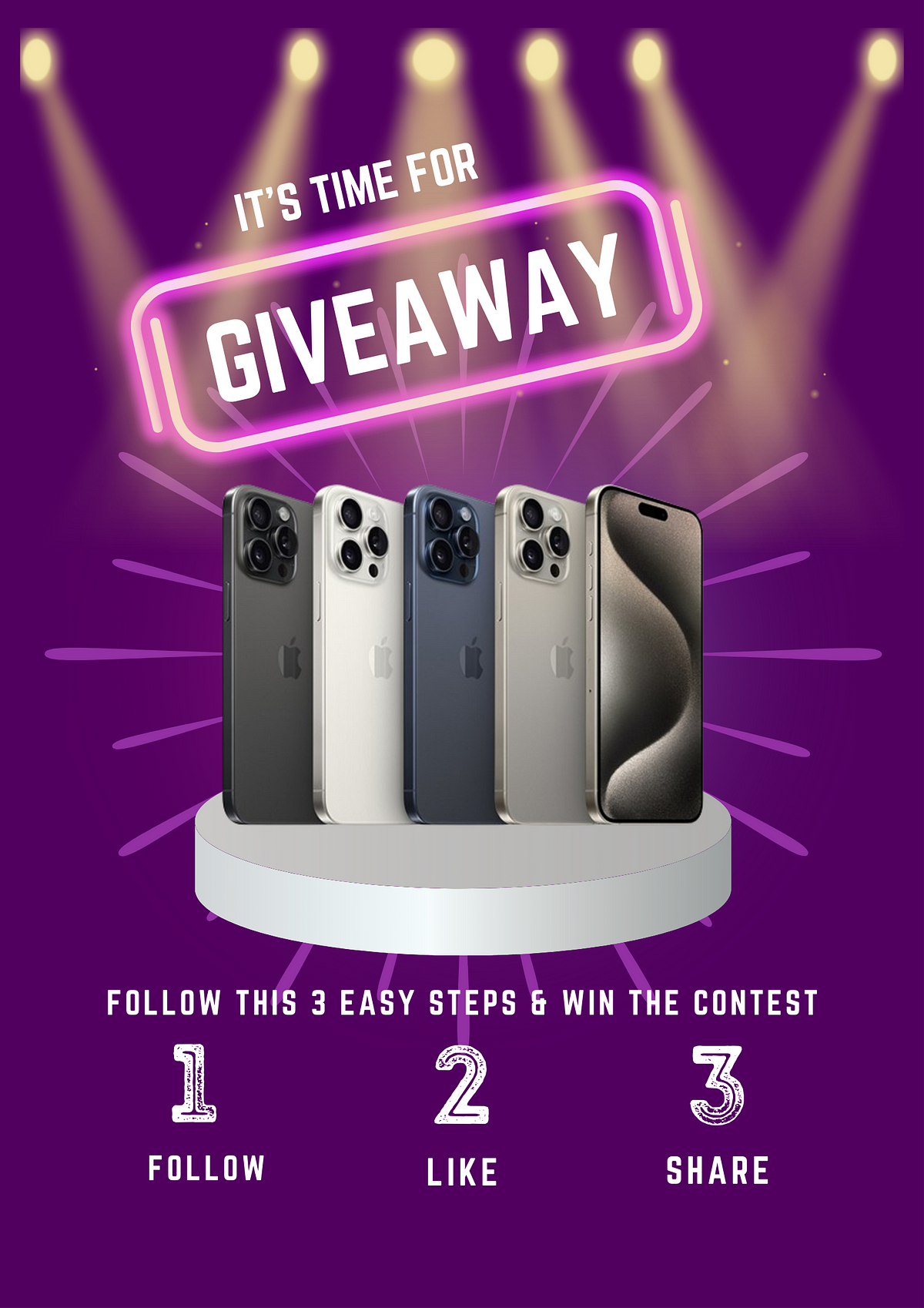 Get Free iPhone 12/13/14 pro&max giveaway News Up Medium