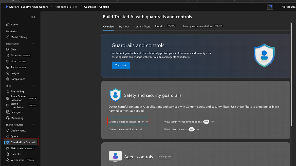 How can developers implement safety guardrails in Azure AI applications to align with Responsible AI principles?