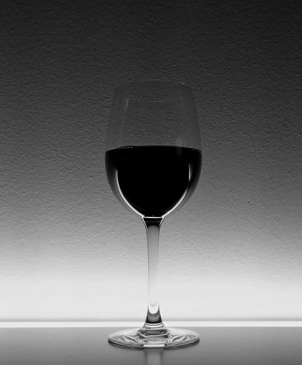 I look at the glass and wonder to myself Is the glass half full or the