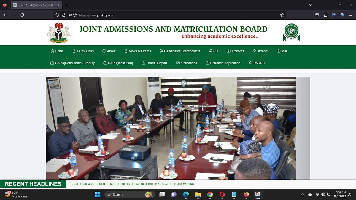 JAMB Brochure 2024/2025 PDF Download All Schools & Courses by