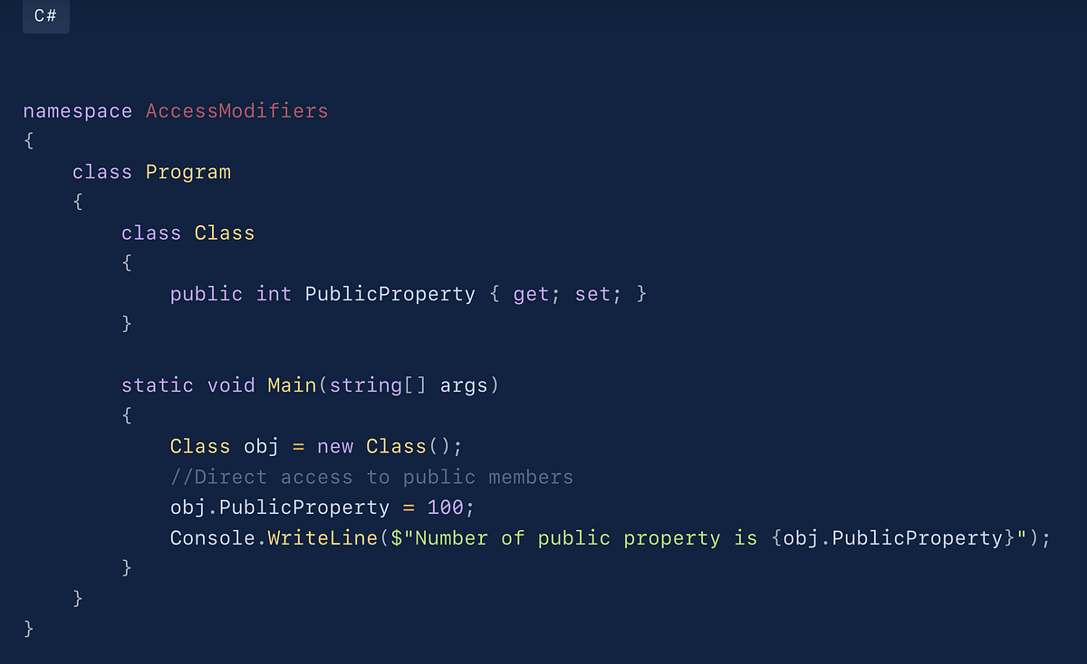 Access Modifiers In C. Access modifiers in C are used to… by Roman