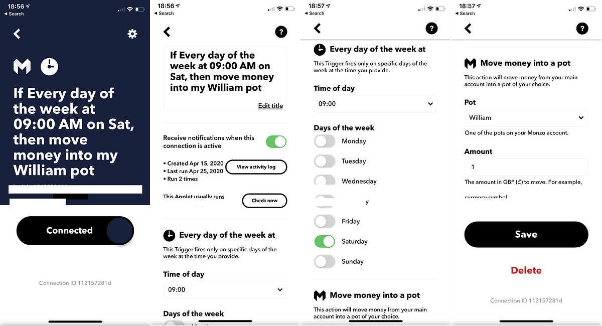 Automated pocket money with Monzo Pots by John Sibly Medium