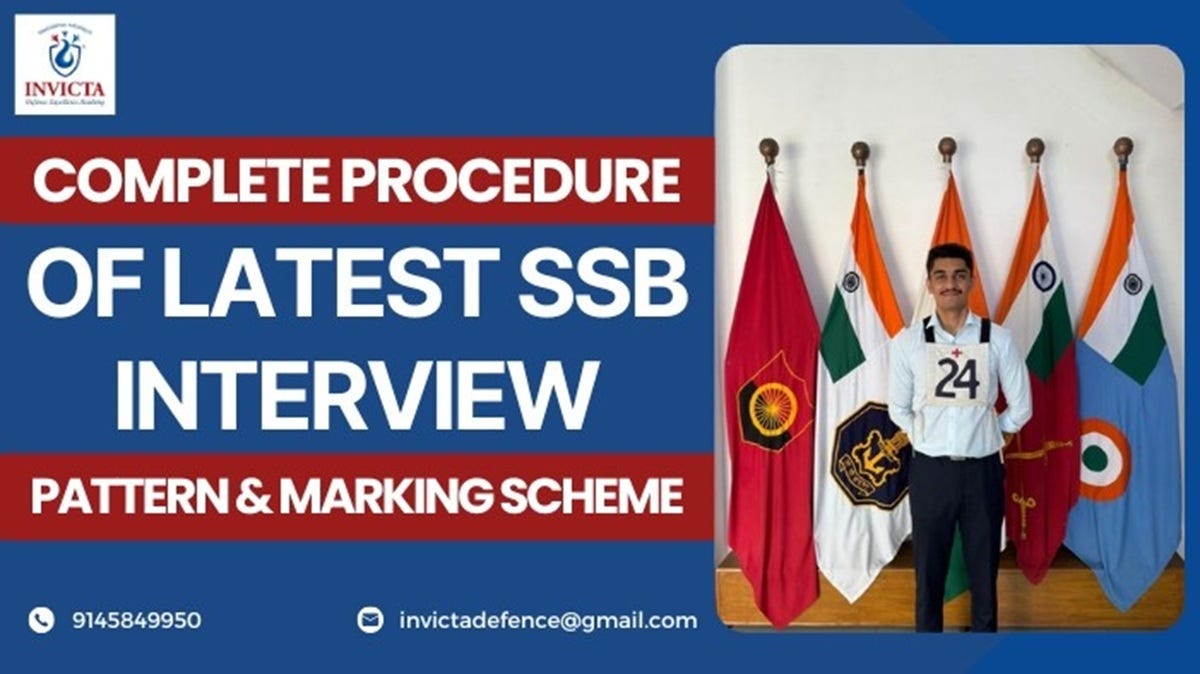 Complete Procedure of Latest SSB Interview Pattern & Marking Scheme