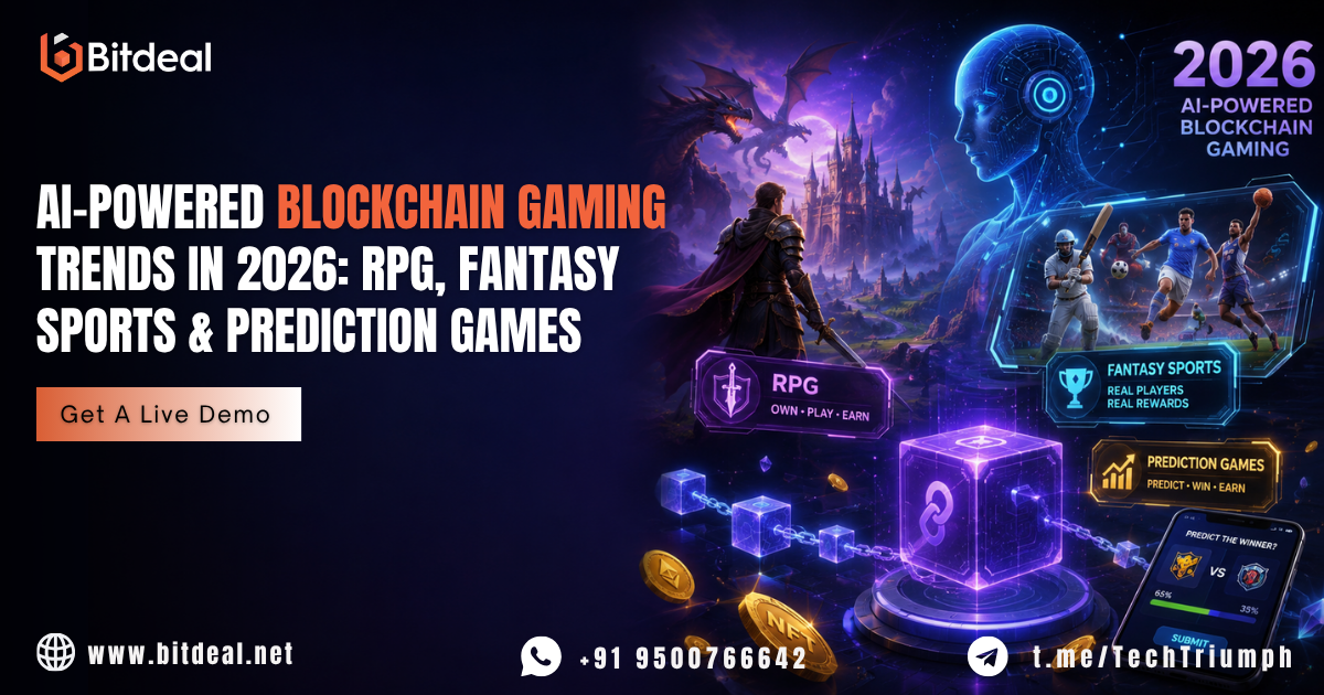 AI-Powered Blockchain Gaming Trends in 2026: RPG, Fantasy Sports & Prediction Games