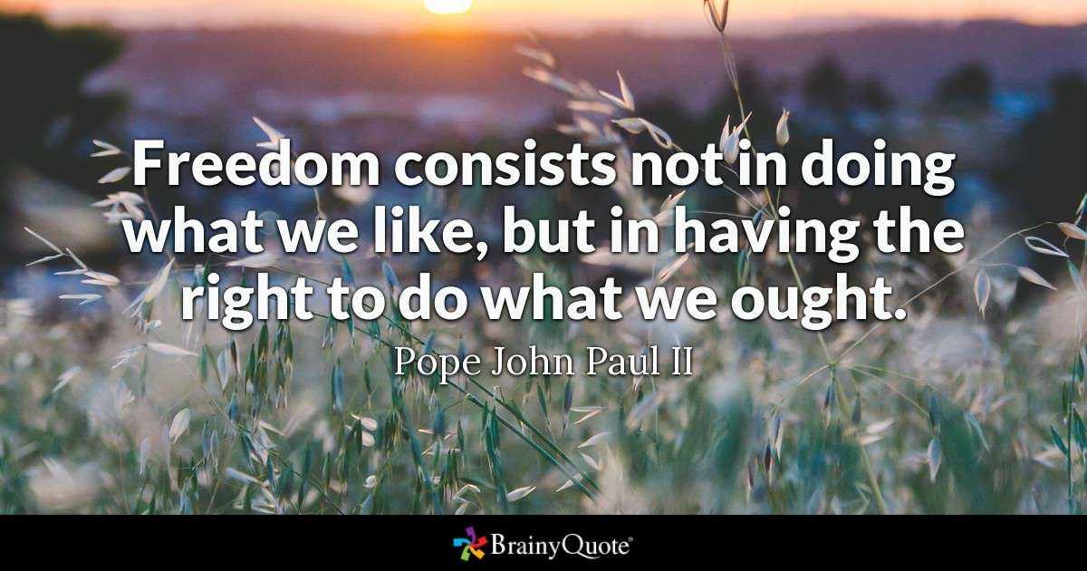 Freedom Versus License. When Liberty License… by Stephen P