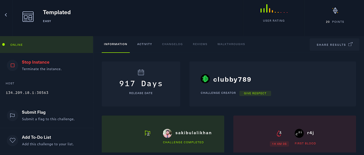 Templated — HTB  Challenge Writeup by Sakibul Ali Khan Medium