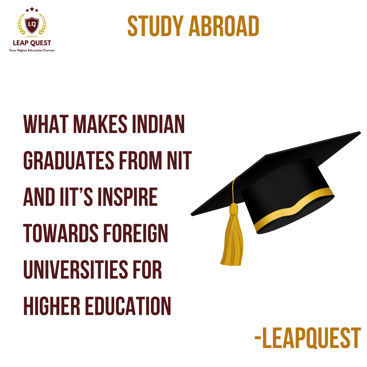 Why Indian Graduates from NITs and IITs Choose to Study Abroad